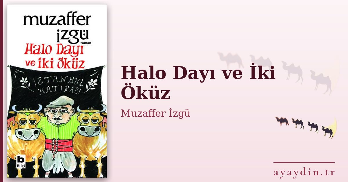 Halo Dayı ve İki Öküz - Muzaffer İzgü kitap alıntıları ve sözleri