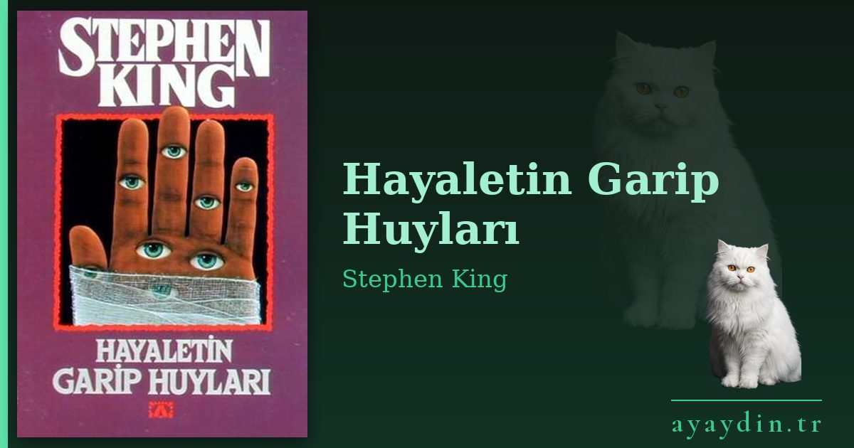 Hayaletin Garip Huyları - Stephen King kitap alıntıları ve sözleri