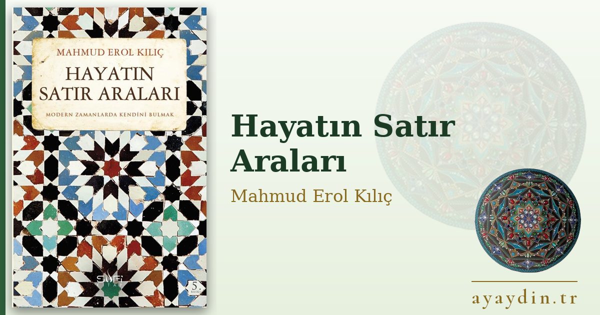 Hayatın Satır Araları - Mahmud Erol Kılıç kitap alıntıları ve sözleri