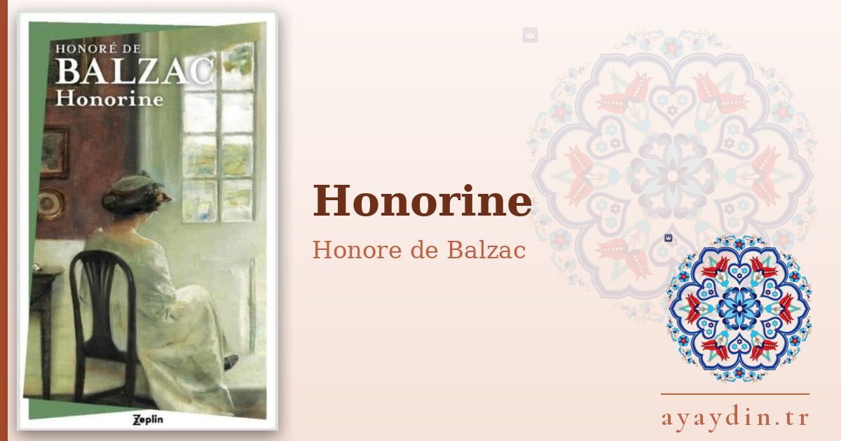 Honorine - Honore de Balzac kitap alıntıları ve sözleri