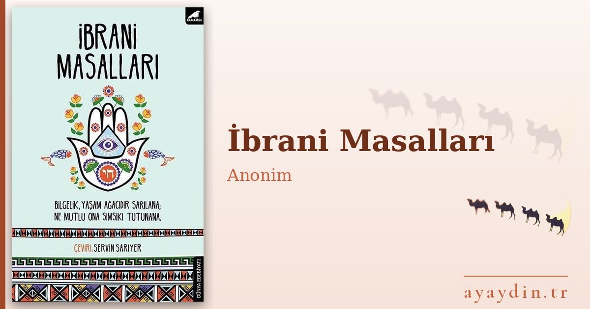 İbrani Masalları - Anonim kitap alıntıları ve sözleri