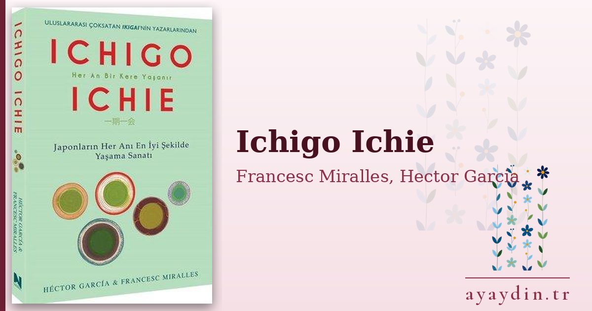 Ichigo Ichie - Francesc Miralles, Hector Garcia kitap alıntıları ve sözleri