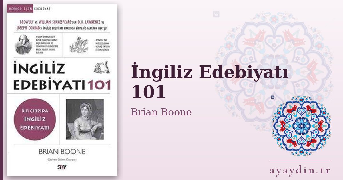 İngiliz Edebiyatı 101 - Brian Boone kitap alıntıları ve sözleri