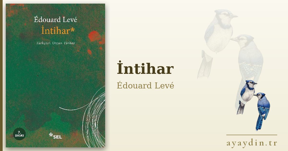 İntihar - Édouard Levé kitap alıntıları ve sözleri