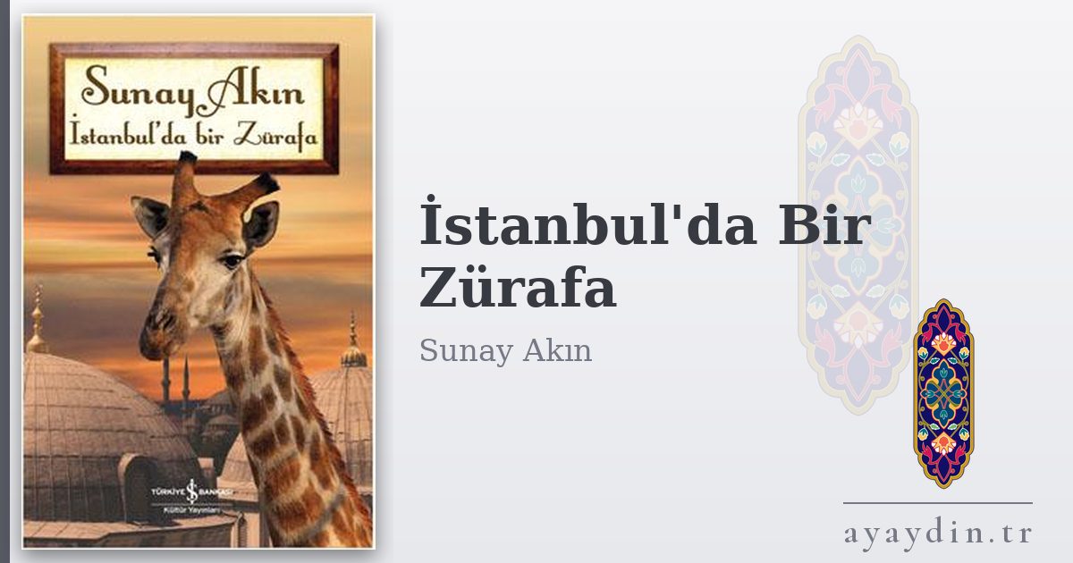 İstanbul'da Bir Zürafa - Sunay Akın kitap alıntıları ve sözleri