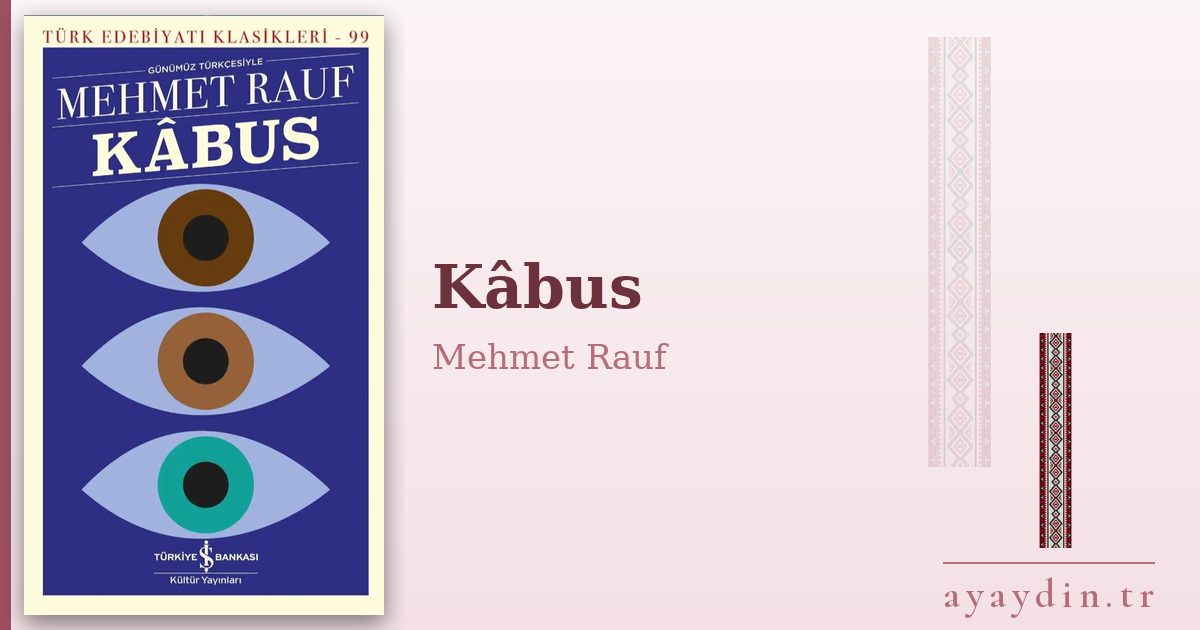Kâbus - Mehmet Rauf kitap alıntıları ve sözleri