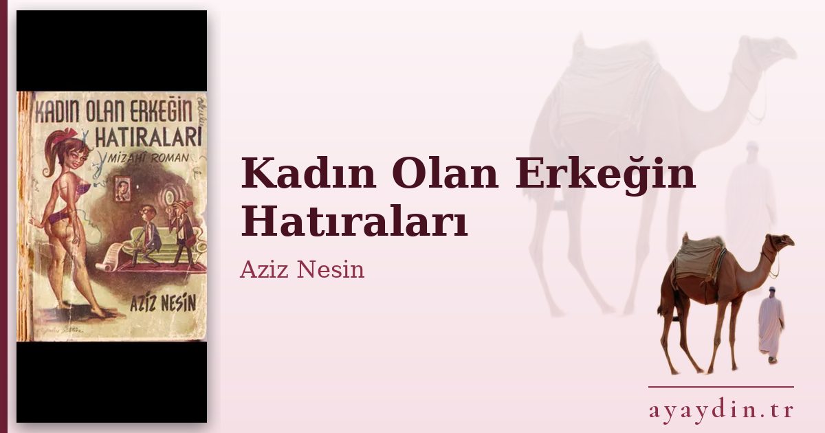 Kadın Olan Erkeğin Hatıraları - Aziz Nesin kitap alıntıları ve sözleri