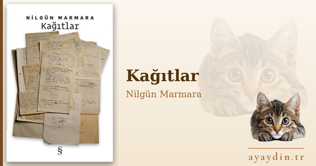 Kağıtlar - Nilgün Marmara kitap alıntıları ve sözleri