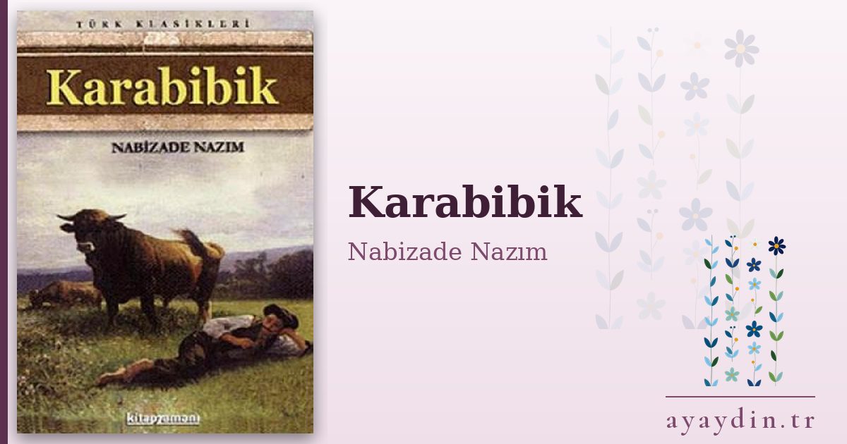 Karabibik - Nabizade Nazım kitap alıntıları ve sözleri
