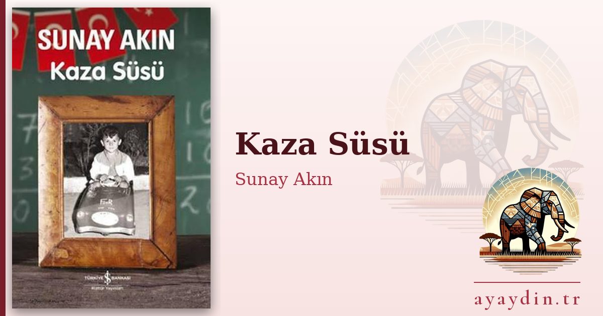 Kaza Süsü - Sunay Akın kitap alıntıları ve sözleri