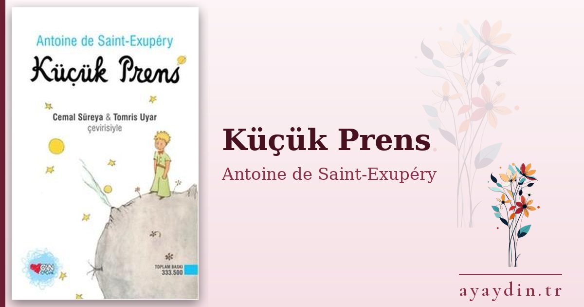 Küçük Prens - Antoine de Saint-Exupéry kitap alıntıları ve sözleri