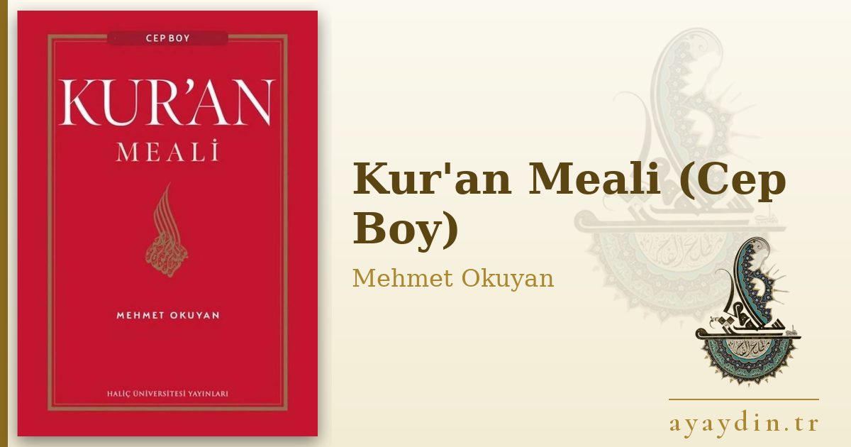 Kur'an Meali (Cep Boy) - Mehmet Okuyan kitap alıntıları ve sözleri