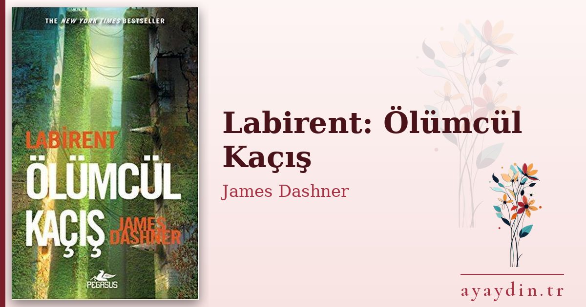 Labirent: Ölümcül Kaçış - James Dashner kitap alıntıları ve sözleri