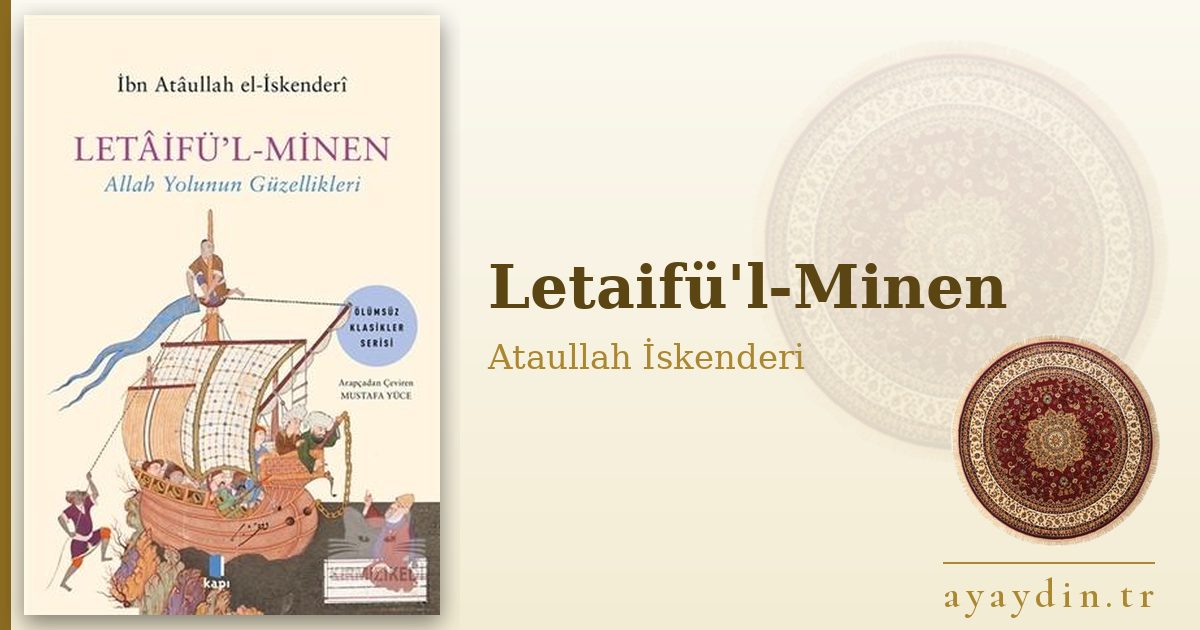 Letaifü'l-Minen - Ataullah İskenderi kitap alıntıları ve sözleri