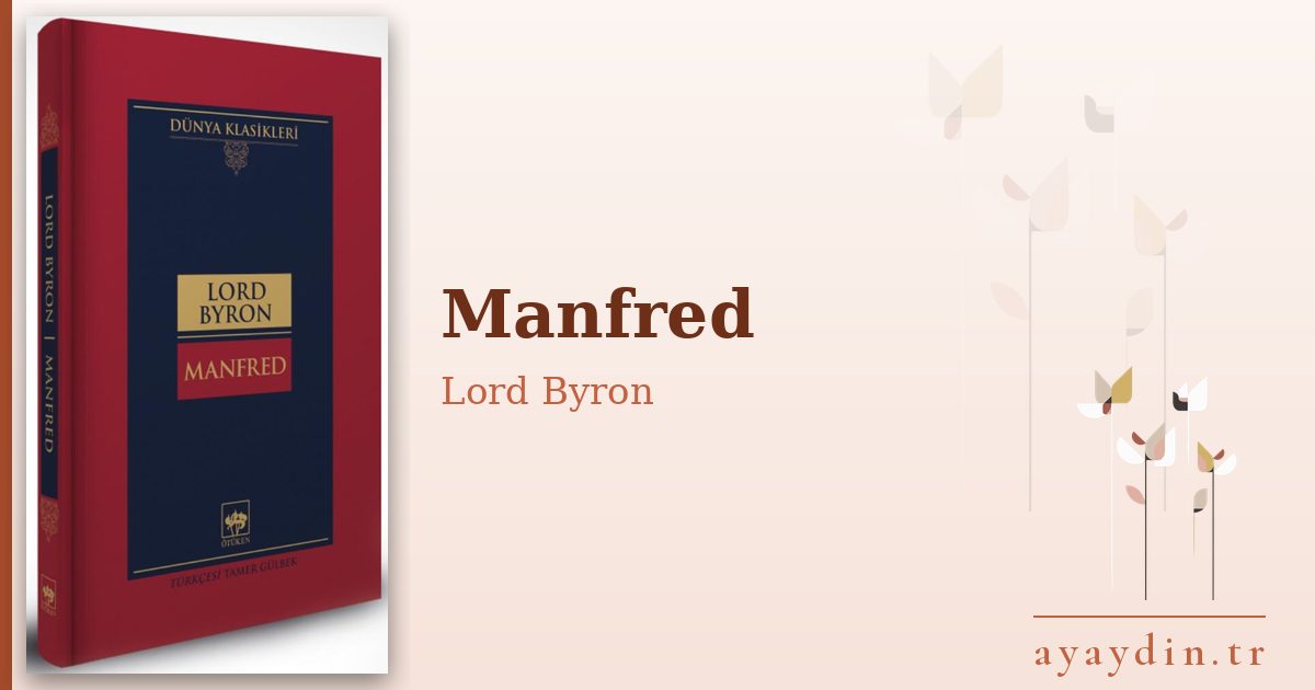 Manfred - Lord Byron kitap alıntıları ve sözleri