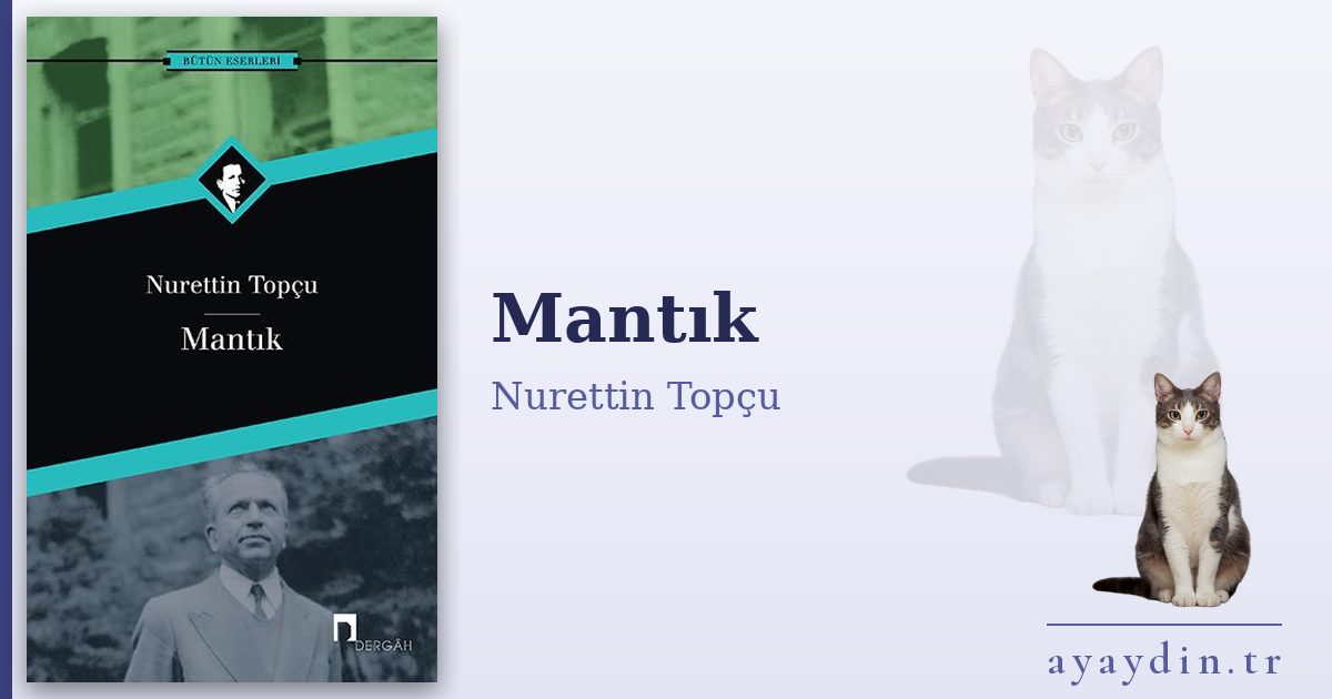Mantık - Nurettin Topçu kitap alıntıları ve sözleri