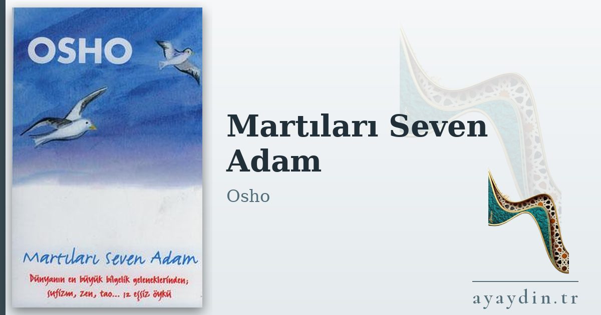Martıları Seven Adam - Osho kitap alıntıları ve sözleri
