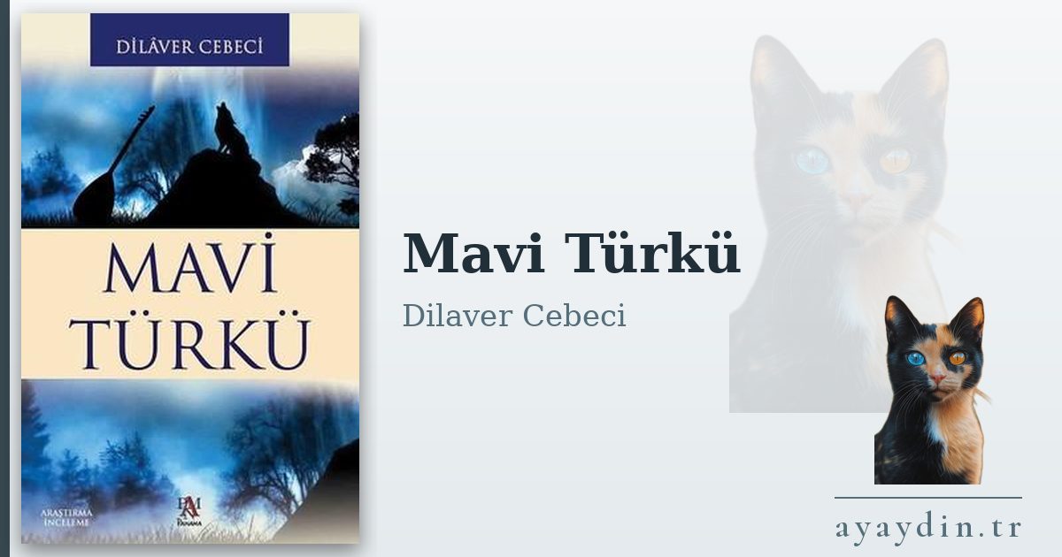 Mavi Türkü - Dilaver Cebeci kitap alıntıları ve sözleri