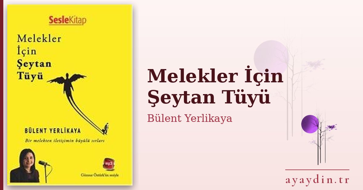 Melekler İçin Şeytan Tüyü - Bülent Yerlikaya kitap alıntıları ve sözleri