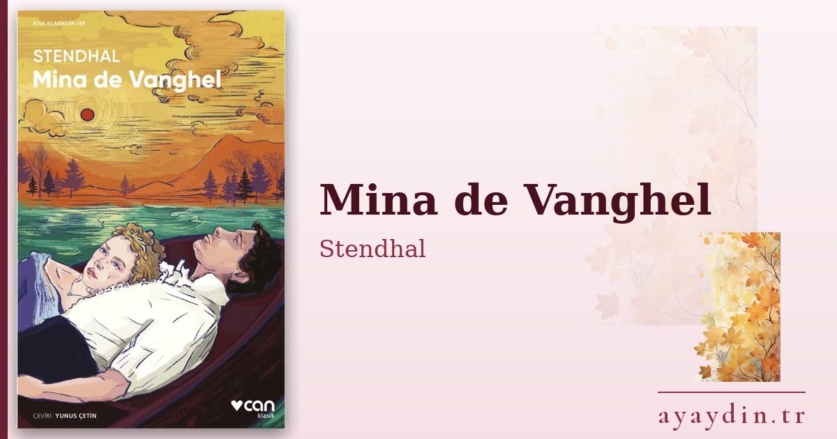 Mina de Vanghel - Stendhal kitap alıntıları ve sözleri