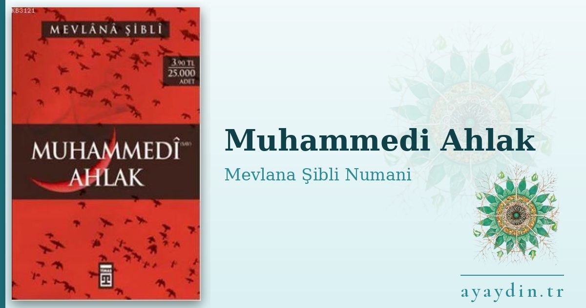 Muhammedi Ahlak - Mevlana Şibli Numani kitap alıntıları ve sözleri