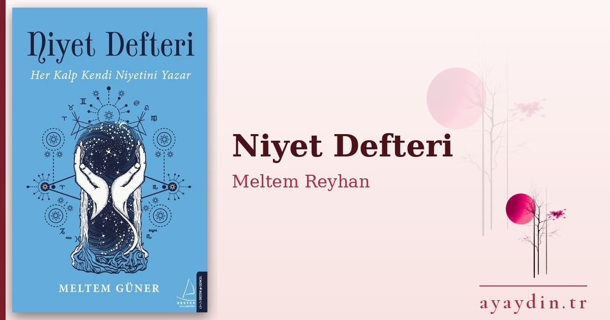 Niyet Defteri - Meltem Reyhan kitap alıntıları ve sözleri