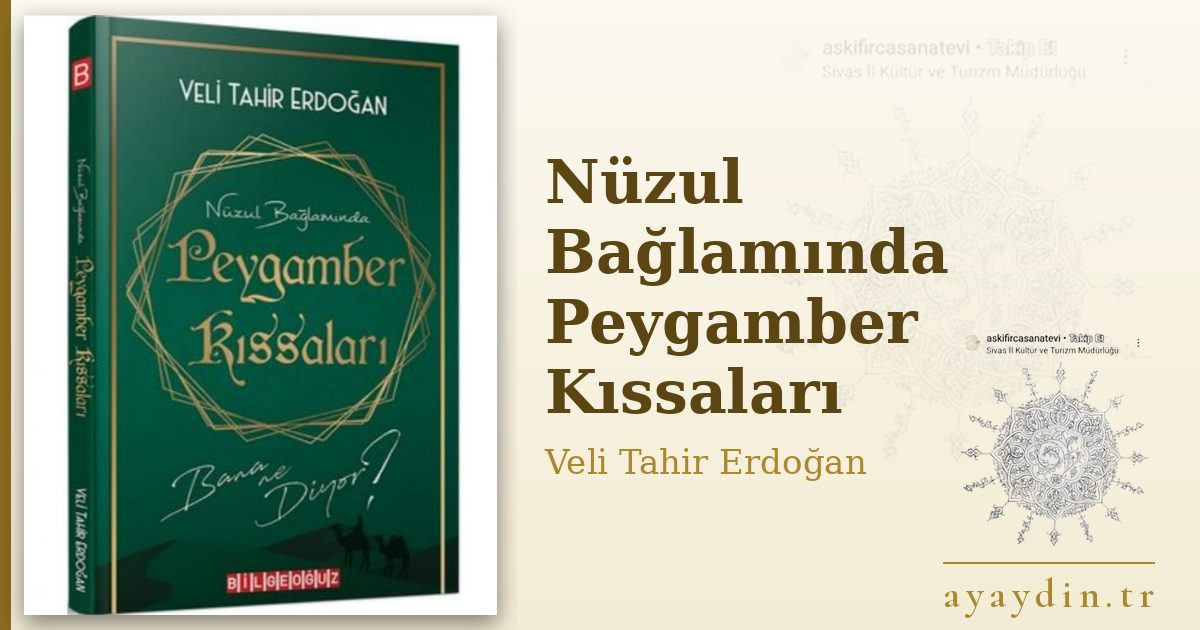 Nüzul Bağlamında Peygamber Kıssaları - Veli Tahir Erdoğan kitap alıntıları ve sözleri