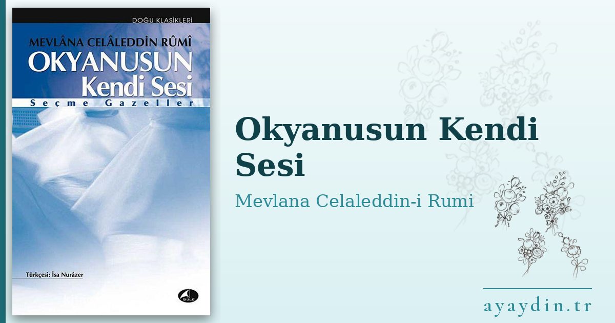 Okyanusun Kendi Sesi - Mevlana Celaleddin-i Rumi kitap alıntıları ve sözleri