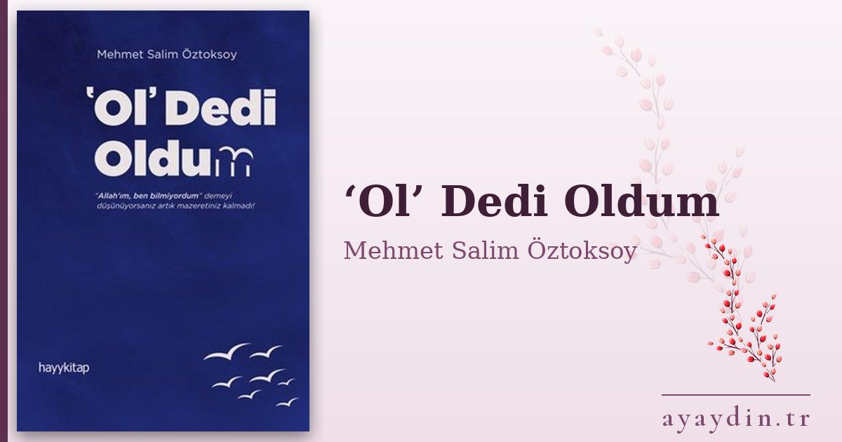 ‘Ol’ Dedi Oldum - Mehmet Salim Öztoksoy kitap alıntıları ve sözleri