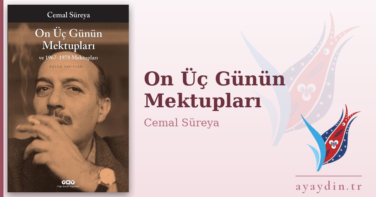 On Üç Günün Mektupları - Cemal Süreya kitap alıntıları ve sözleri