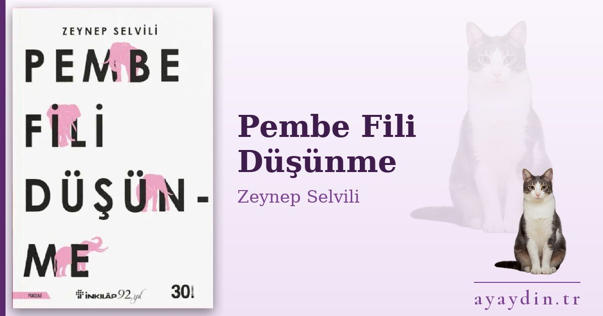 Pembe Fili Düşünme - Zeynep Selvili kitap alıntıları ve sözleri