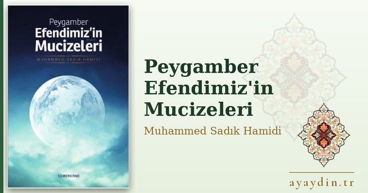Peygamber Efendimiz'in Mucizeleri - Muhammed Sadık Hamidi kitap alıntıları ve sözleri