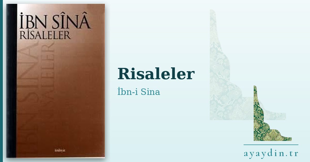 Risaleler - İbn-i Sina kitap alıntıları ve sözleri