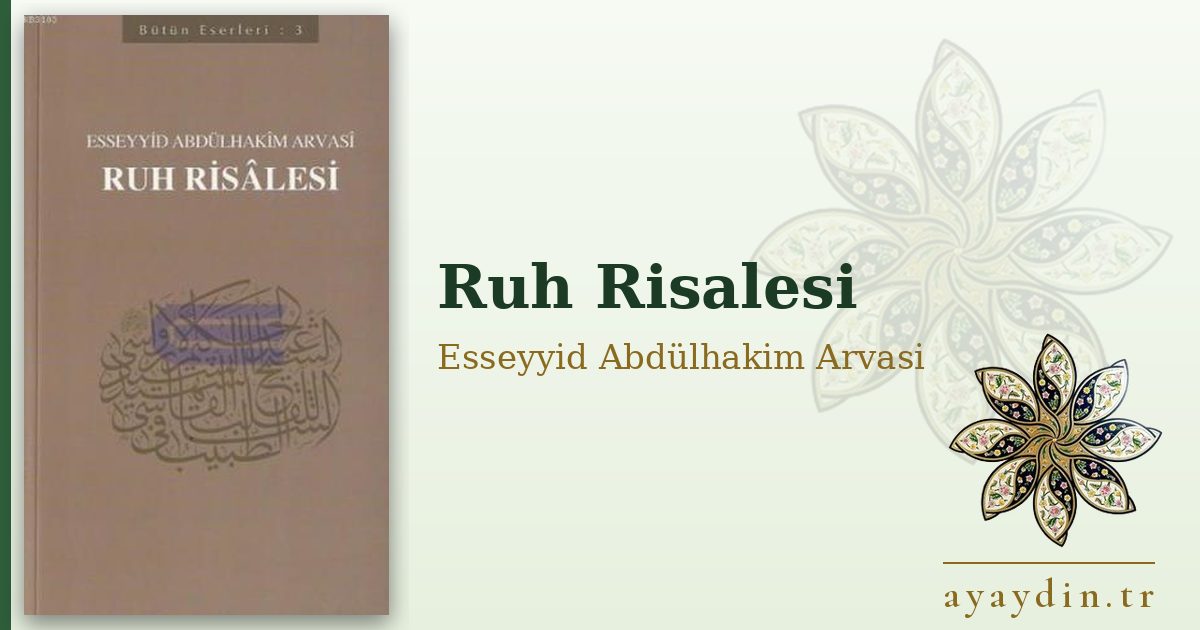 Ruh Risalesi - Esseyyid Abdülhakim Arvasi kitap alıntıları ve sözleri