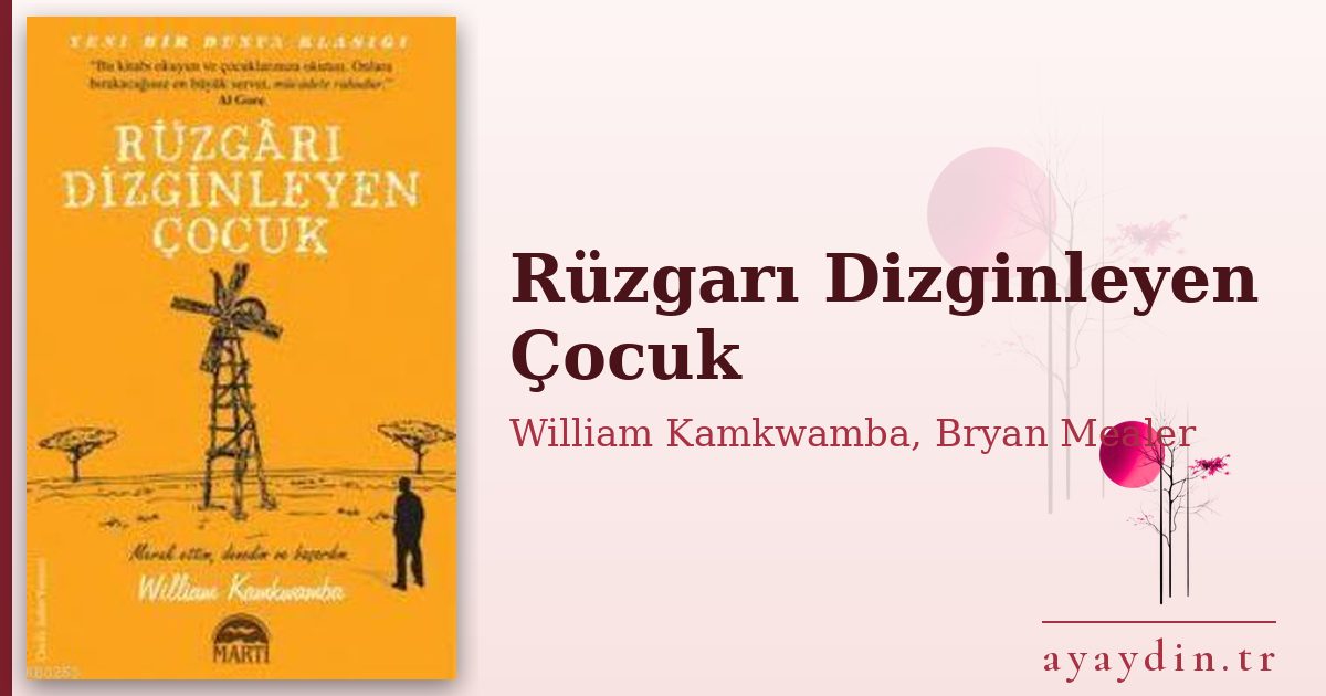 Rüzgarı Dizginleyen Çocuk - William Kamkwamba, Bryan Mealer kitap alıntıları ve sözleri