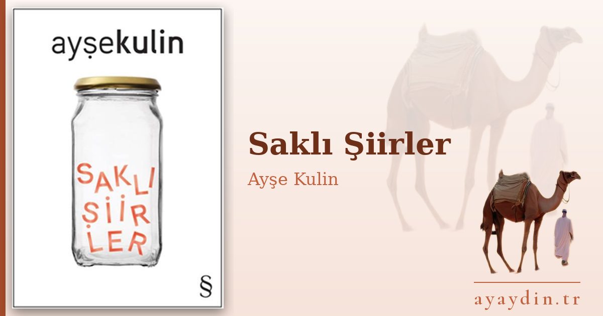 Saklı Şiirler - Ayşe Kulin kitap alıntıları ve sözleri