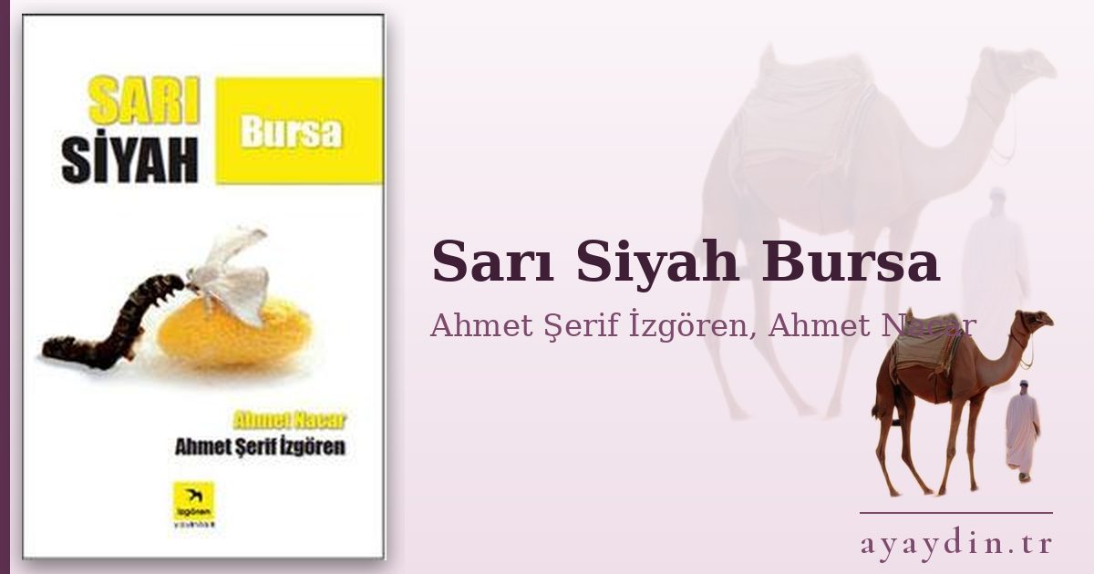 Sarı Siyah Bursa - Ahmet Şerif İzgören, Ahmet Nacar kitap alıntıları ve sözleri