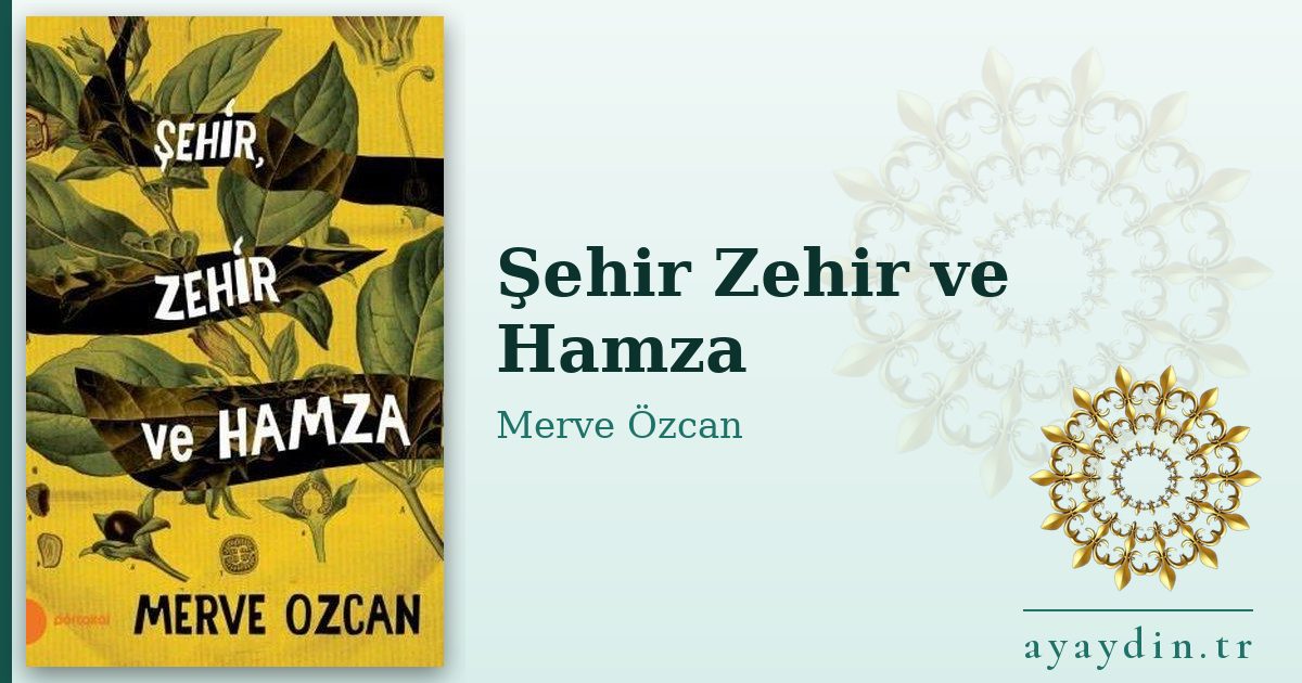 Şehir Zehir ve Hamza - Merve Özcan kitap alıntıları ve sözleri