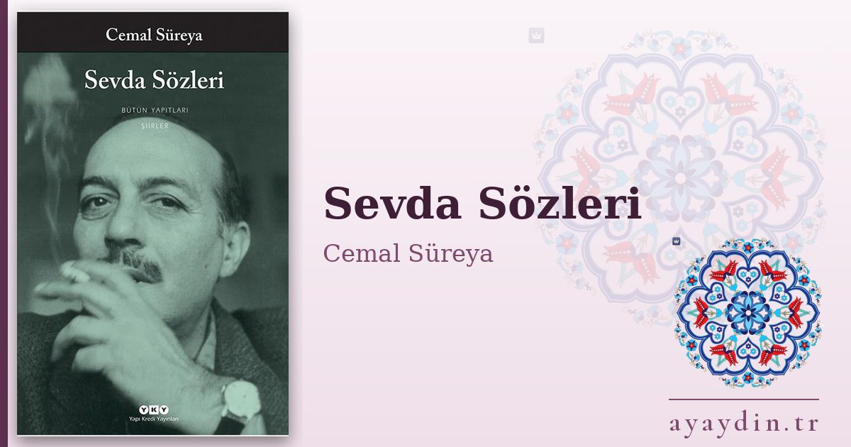Sevda Sözleri - Cemal Süreya kitap alıntıları ve sözleri