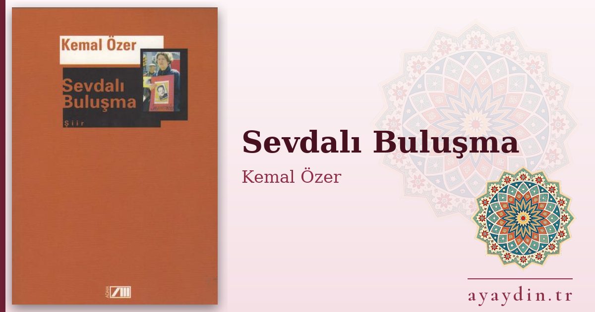 Sevdalı Buluşma - Kemal Özer kitap alıntıları ve sözleri