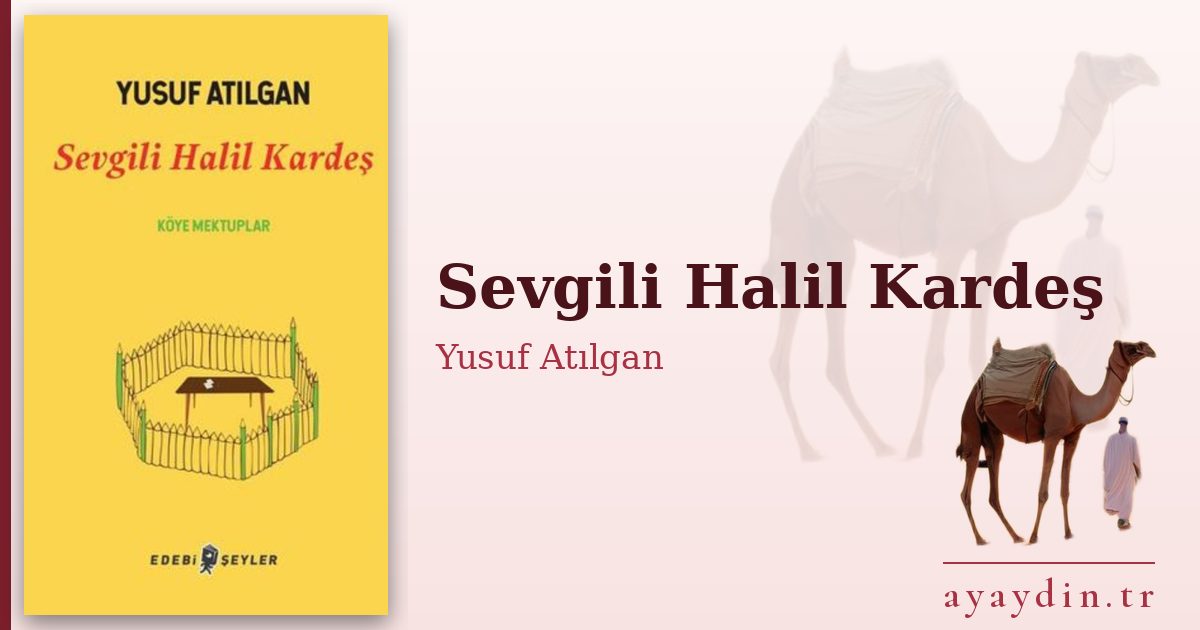 Sevgili Halil Kardeş - Yusuf Atılgan kitap alıntıları ve sözleri