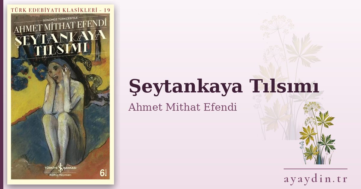 Şeytankaya Tılsımı - Ahmet Mithat Efendi kitap alıntıları ve sözleri