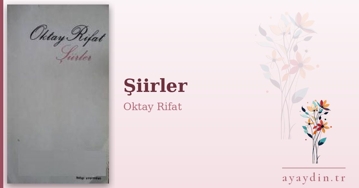 Şiirler - Oktay Rifat kitap alıntıları ve sözleri