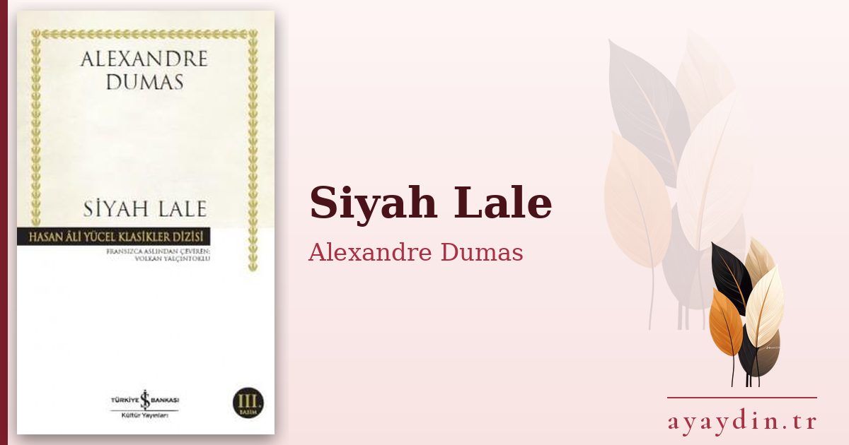 Siyah Lale - Alexandre Dumas kitap alıntıları ve sözleri