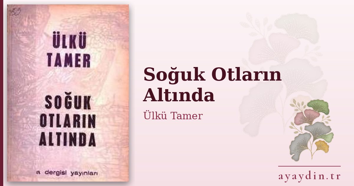 Soğuk Otların Altında - Ülkü Tamer kitap alıntıları ve sözleri