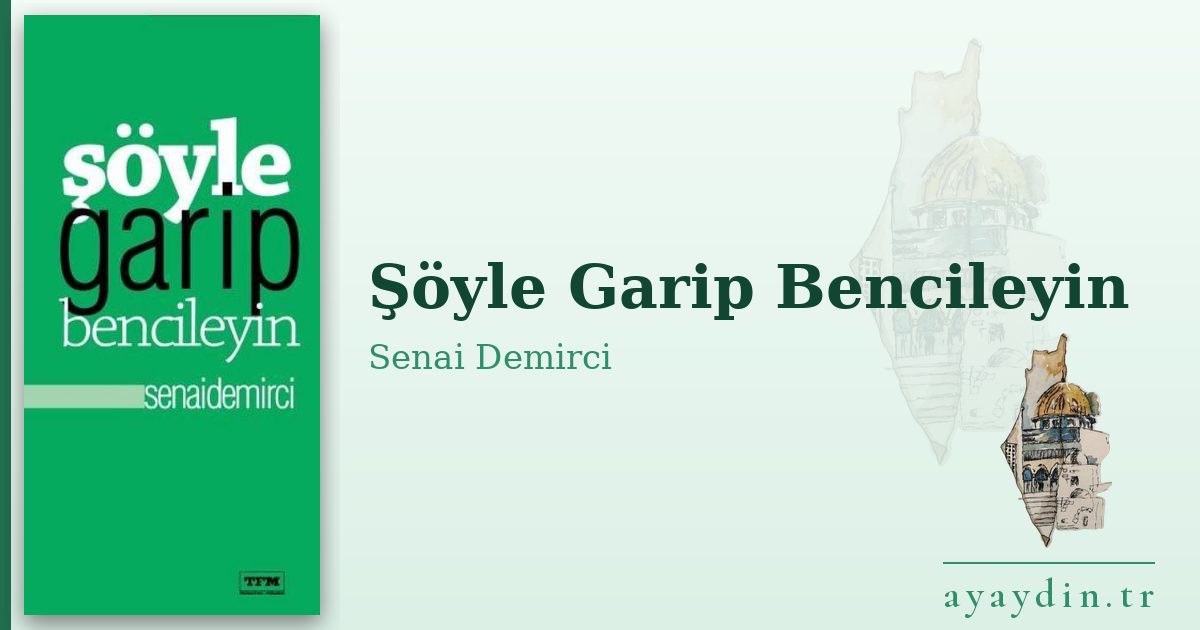 Şöyle Garip Bencileyin - Senai Demirci kitap alıntıları ve sözleri