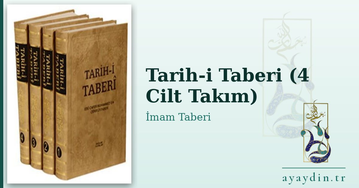 Tarih-i Taberi (4 Cilt Takım) - İmam Taberi kitap alıntıları ve sözleri