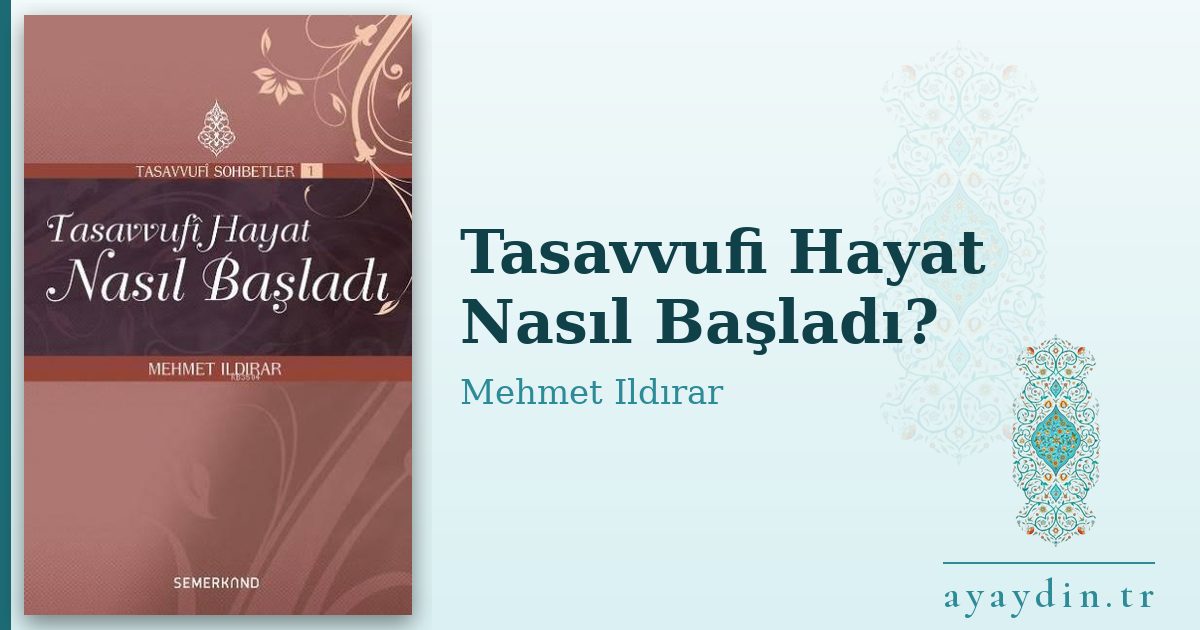 Tasavvufi Hayat Nasıl Başladı? - Mehmet Ildırar kitap alıntıları ve sözleri