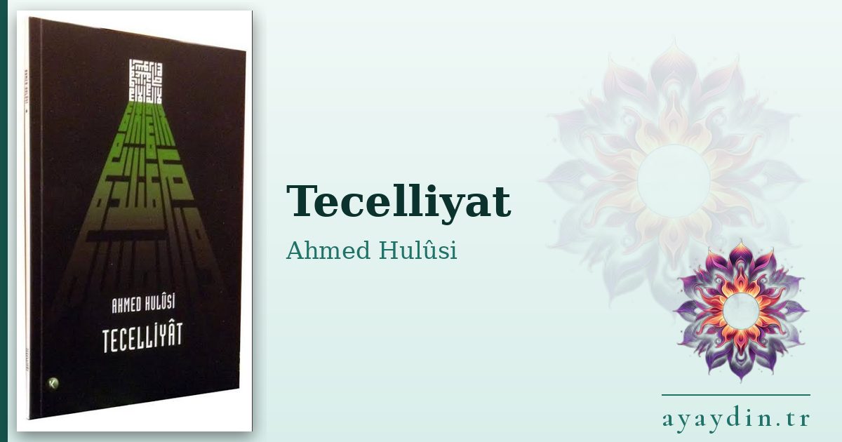 Tecelliyat - Ahmed Hulûsi kitap alıntıları ve sözleri