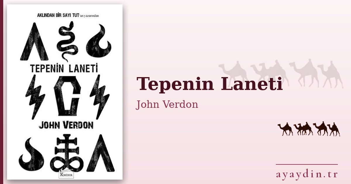 Tepenin Laneti - John Verdon kitap alıntıları ve sözleri